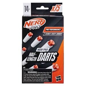 Nerf Pro Performance Half Length Darts Blaster Mag ‎ x 75 Brand New Toy Play Gun